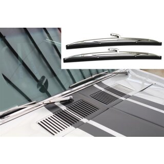 Stainless steel wiper blades for Ford Mustang 1969 1970