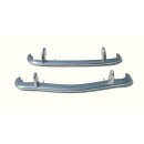 Stainless steel bumper set for Fiat 1200 convertible