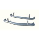 Stainless steel bumper set for Fiat 1200 convertible
