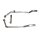 VA Hosenrohre mit Verbindungsschlauch für Mercedes 350SL-450SL