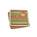Sausebub Retro Getränkeuntersetzer Pilsner