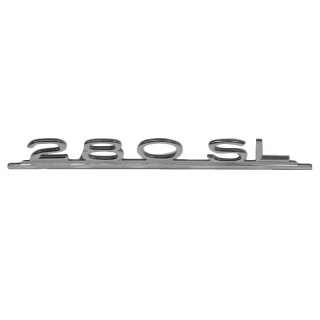 Lettering "280 SL" at Trunk  lid for Mercedes W113