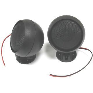 70s car speakers / spherical speakers 25W sine / max. 55 watts / 4 ohms