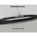 2 stainless steel wiper blades with U-mount for Setra S6