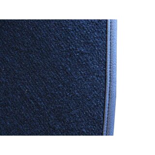 Blauer Teppichsatz ( Velours Teppich) für Mercedes W108 - Schaltwagen