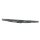 1 set of black wiper blades 16 "400mm with hook fastening