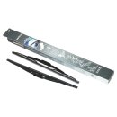 1 set of black wiper blades for Ford Escort from 1970...