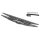 1 set of black wiper blades for Ford Escort from 1970 onwards