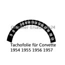Tachometer sticker for Corvette 1954 1955 1956 1957