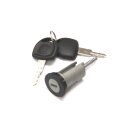 Lock cylinder with key for Opel ignition lock