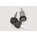 Lock cylinder with key for Opel ignition lock