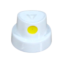 A replacement spray head round nozzle white / yellow