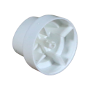 A replacement spray head round nozzle white / yellow