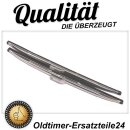 2 stainless steel wiper blades for Jaguar 420G 66-71