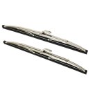 2 stainless steel wiper blades for Fiat Dino Coupe / Spider