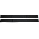 Black Mercedes R107 rubber sill plate covers