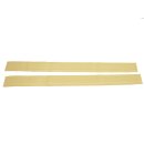 Creme Mercedes R107 rubber sill plate covers