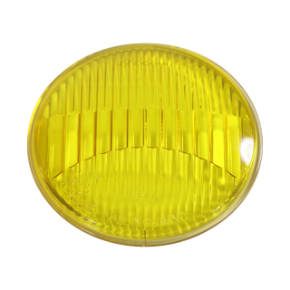 Yellow Hella fog light lens for Karmann Ghia type 34