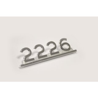 Chrom Schriftzug / Emblem " 2226 " für Mercedes LKW