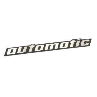 Metal lettering / type sign "Automatic"