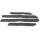Grey sill rubber mat set for Mercedes W110 & W111 Fintail