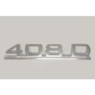 Emblem / lettering "408 D" for Mercedes Transporter