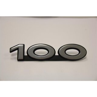 Original emblem / lettering "100" for Audi 1oo,