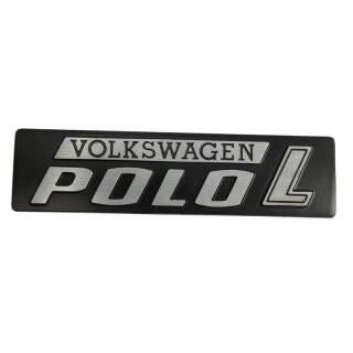 Emblem / lettering "Volkswagen Polo L"