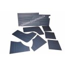 VW T2 BUS INTERIOR SIDE PANEL SET 10 PCS DARKBLUE / 06-1967 - 07 -1970 EARLY STYLE