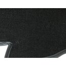 Schwarzer Teppichsatz für Mercedes R107 Kofferaum mit Batterie