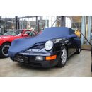 Vollgarage Mikrokontur® Blau mit Spiegeltaschen für Porsche 964
