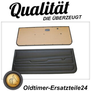 2 Black door panels in OEM design for Golf1 GTI