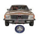 NOS Alu Emblem für Mercedes R107 Motorhaube