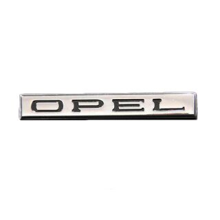 Schriftzug "OPEL" für Kotflügel Opel GT Oldtimer