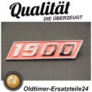 Emblem "1900" für Opel Oldtimer Rekord C Kofferraum