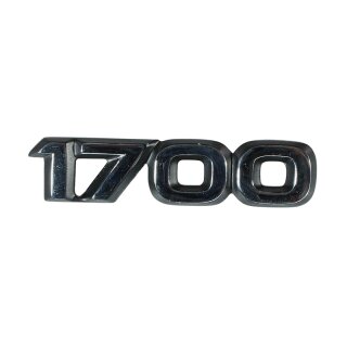 Emblem "1700" für Opel Oldtimer Rekord D Kofferraum