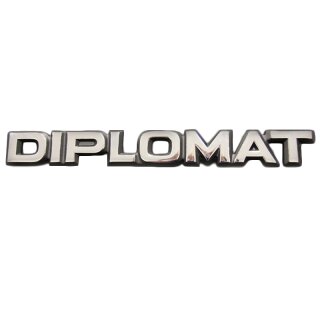 Schriftzug " Diplomat " für OPEL Oldtimer Diplomat B