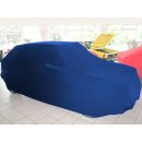 Blue AD-Cover ® Mikrokontur with mirror pockets for VW Golf I