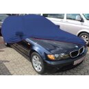 Vollgarage Mikrokontur® Blau mit Spiegeltaschen für BMW 3er Kombi (E46) Bj. 98-07