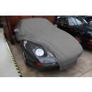 Grey AD-Cover ® Mikrokuntur with mirror pockets for Porsche 928