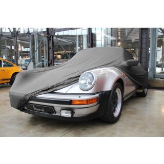 Vollgarage Mikrokontur® Grau mit Spiegeltaschen für Porsche 911 Coupe & Cabrio