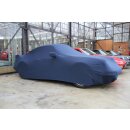 Blue AD-Cover ® Mikrokontur with mirror pockets for Porsche 911 Turbo