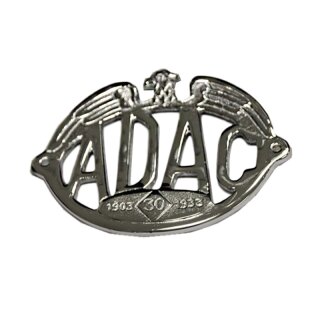Chrom ADAC Plakette 30 Jahre 1903-1933