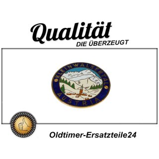 Originale Emaille Plakette Kleinwalsertal Austria