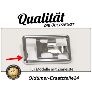 Right frame for Opel Kadett C door handle