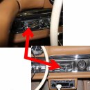 Chrome fitting for heater controller 300SL Roadster