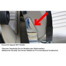 Door side chrome trim without hole for Mercedes R107 drivers seat / passenger seat
