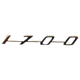 Chrom Emblem 1700 für Opel Rekord P1