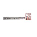 badge "Commodore GS" chromed black / red...