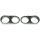 One Set Chrome Mouldings for Headlamps Ford OSI